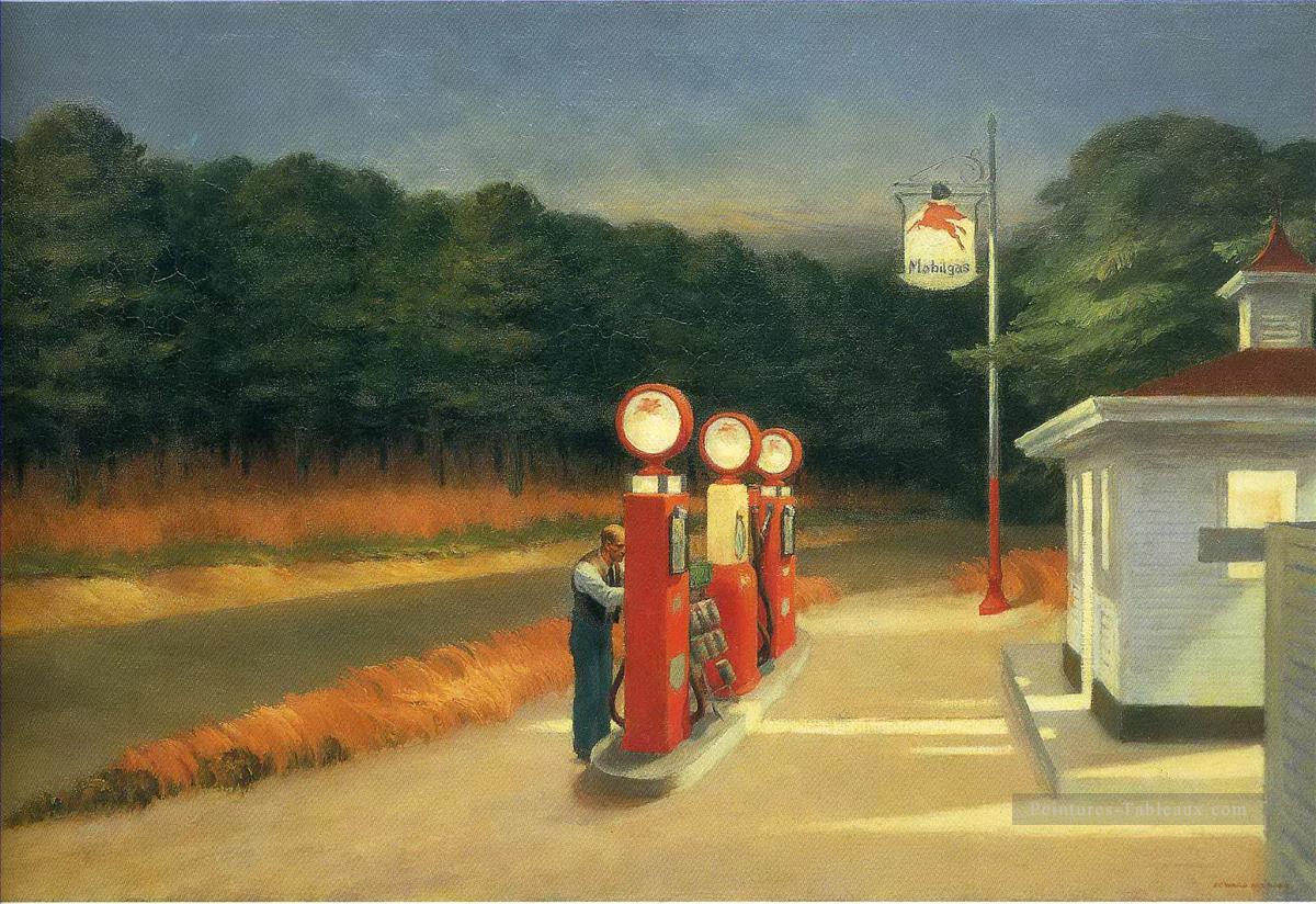 gaz Edward Hopper Peintures à l'huile